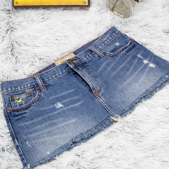 Hollister Dresses & Skirts - Hollister Denim Mini Skirt